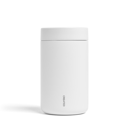 12oz Reserve Vacuum Coffee Canister - White