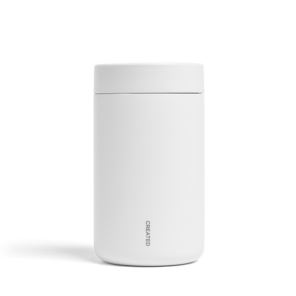 12oz Reserve Vacuum Coffee Canister - White