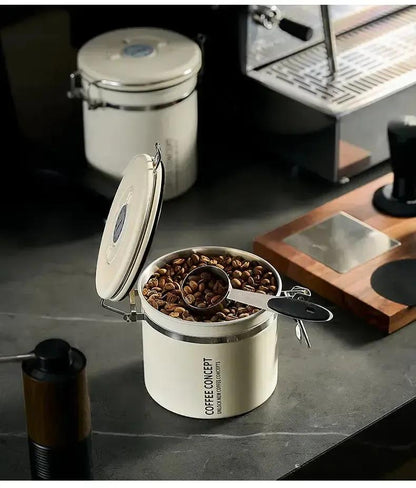 Airtight Coffee Canister with One Way CO₂ Valve