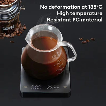 3kg Sleek Digital Coffee Scale with Timer