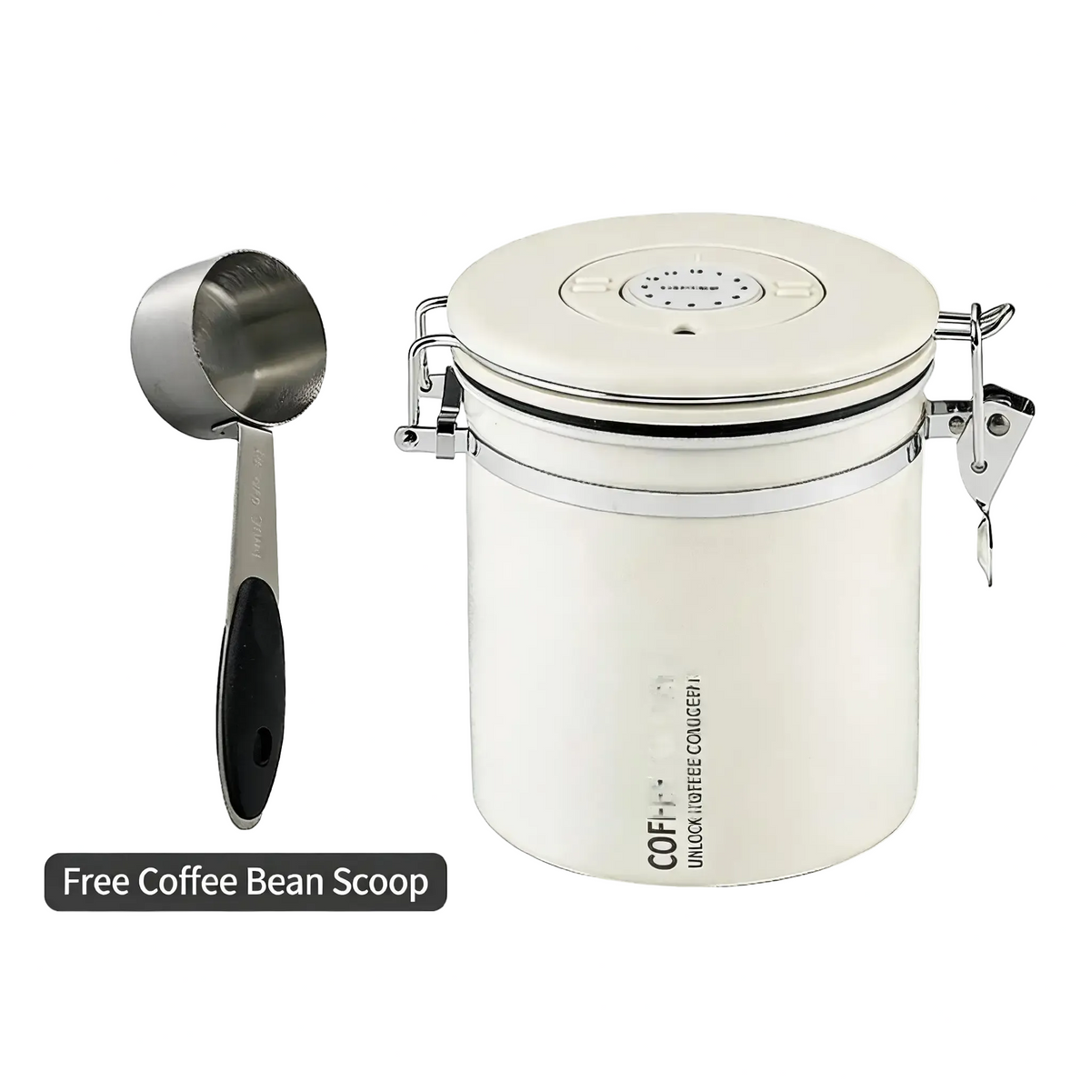 Airtight Coffee Canister with One Way CO₂ Valve