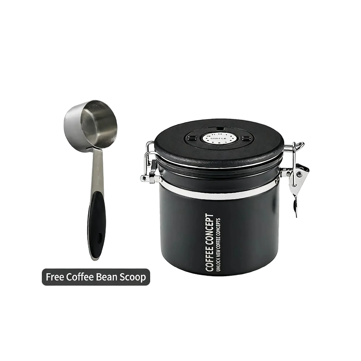 Airtight Coffee Canister with One Way CO₂ Valve