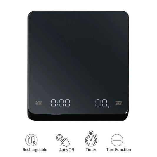 3kg Sleek Digital Coffee Scale with Timer