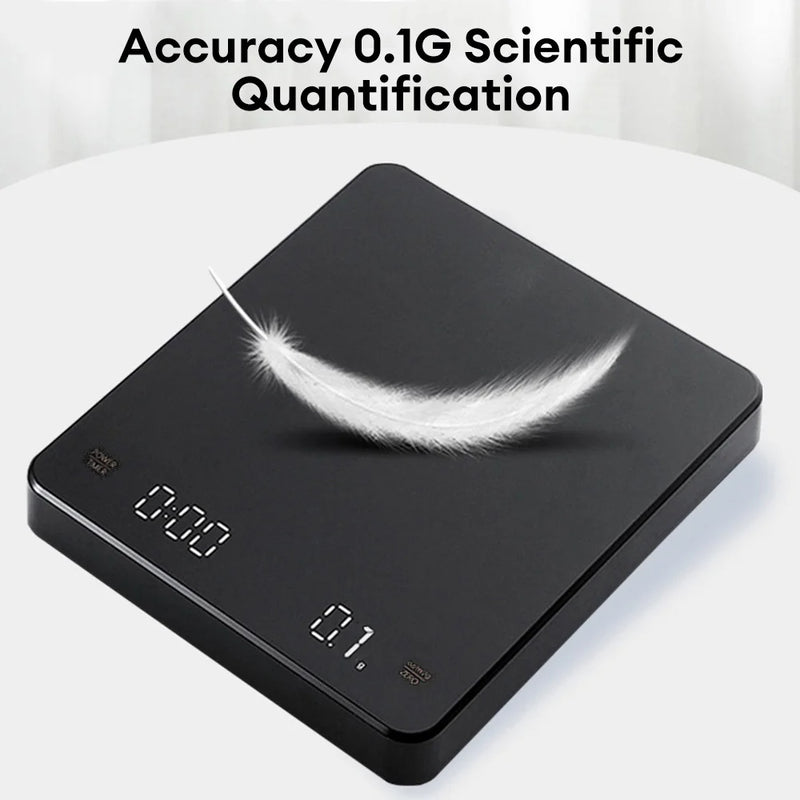 3kg Sleek Digital Coffee Scale with Timer