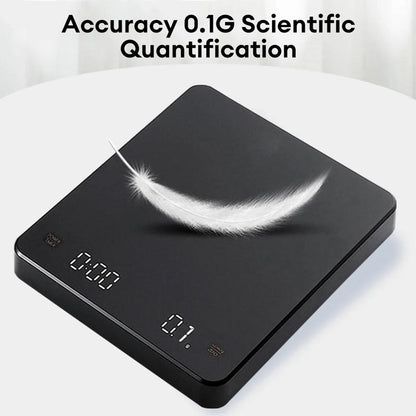 3kg Sleek Digital Coffee Scale with Timer