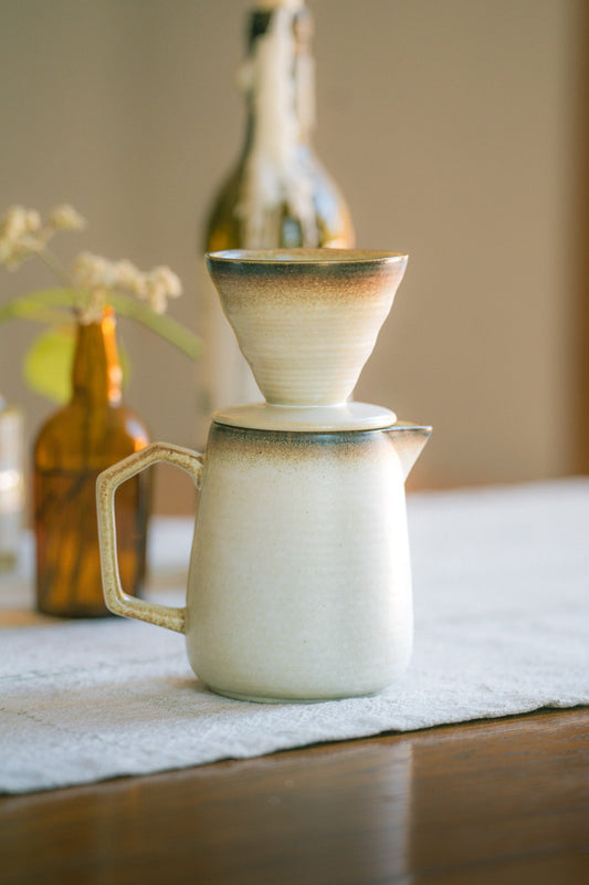 16oz Earthy Stoneware Pour Over Set