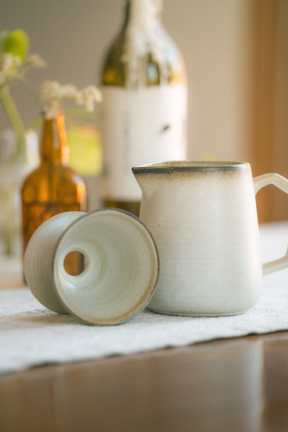16oz Earthy Stoneware Pour Over Set