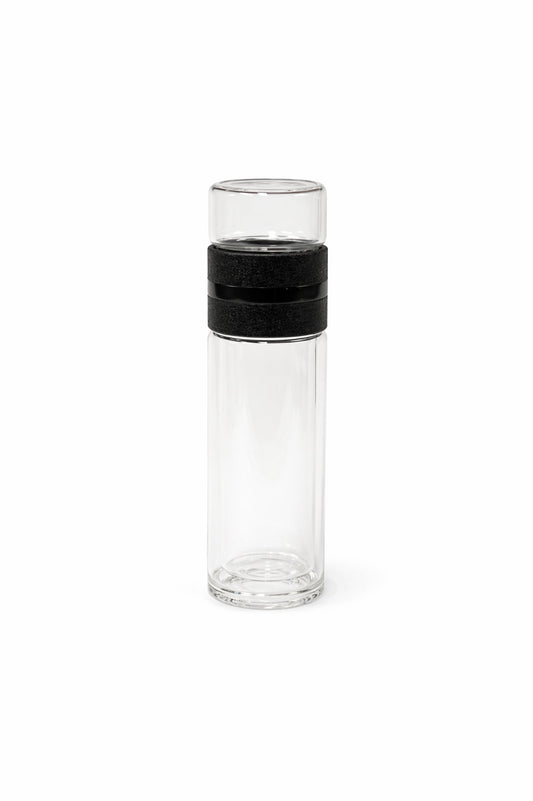 16oz Portable Glass Tea Infuser Tumbler
