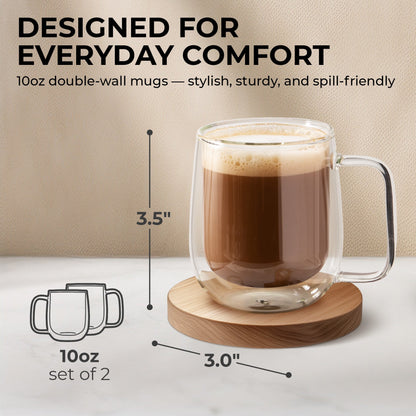 10oz Coffee Mug Set of (2)