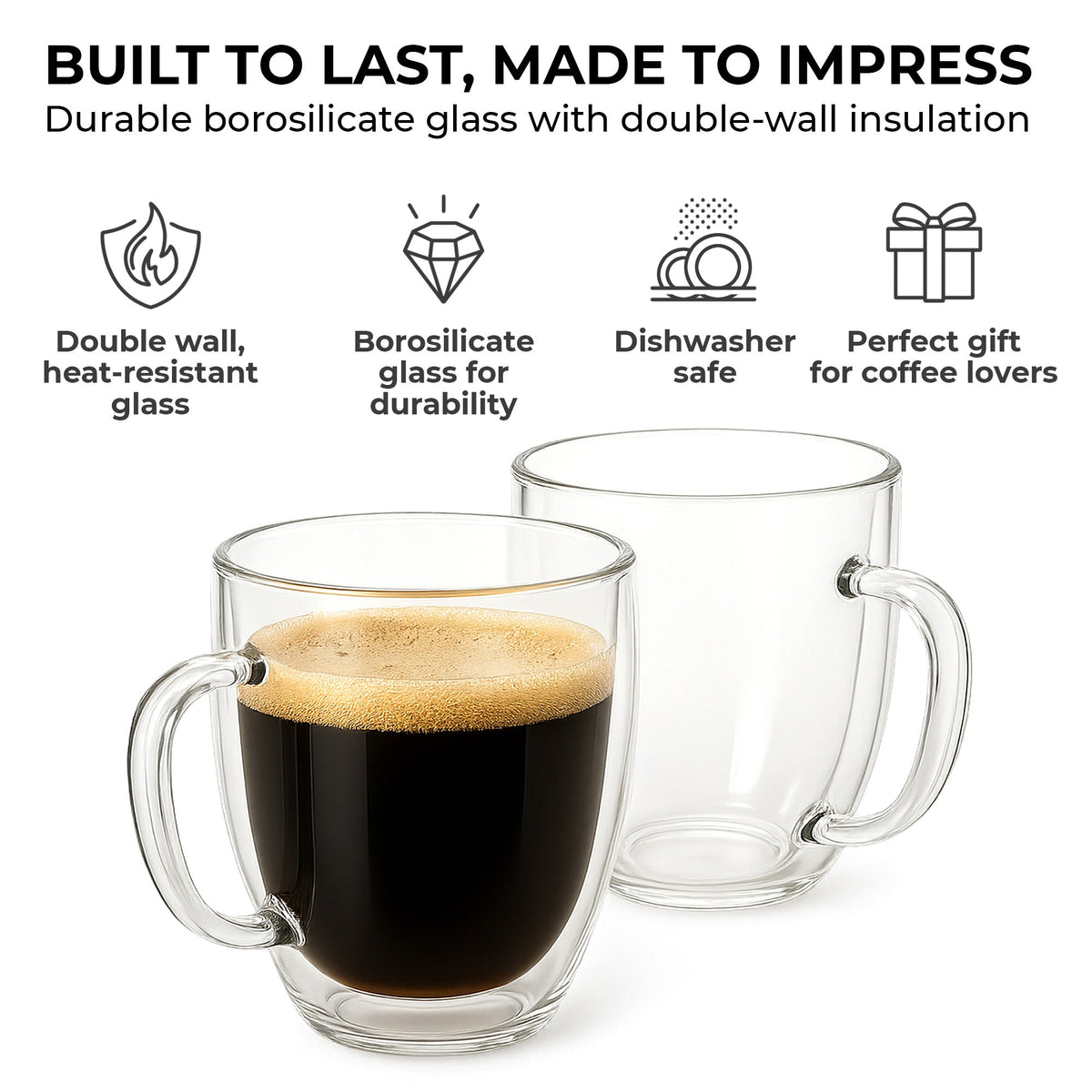 16oz Coffee Mug Set of (2)