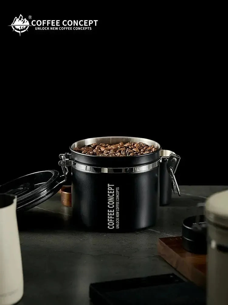 Airtight Coffee Canister with One Way CO₂ Valve