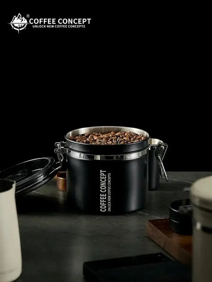 Airtight Coffee Canister with One Way CO₂ Valve