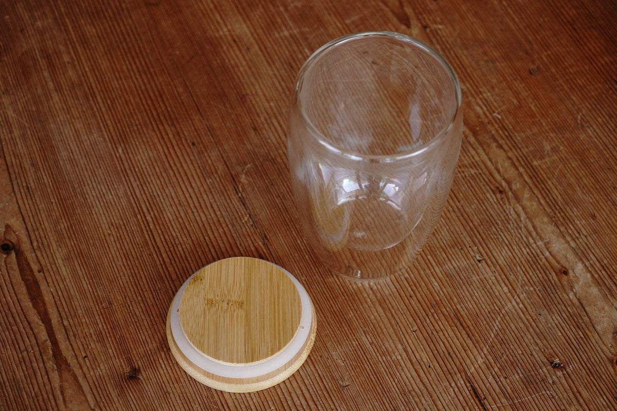 15oz Double-Walled Glass Mug